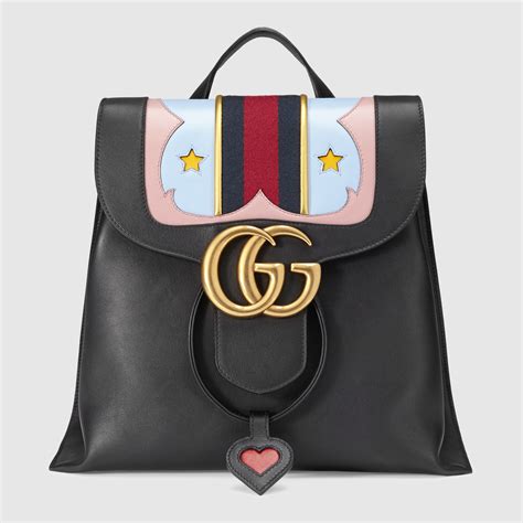 Gucci marmont leather backpack